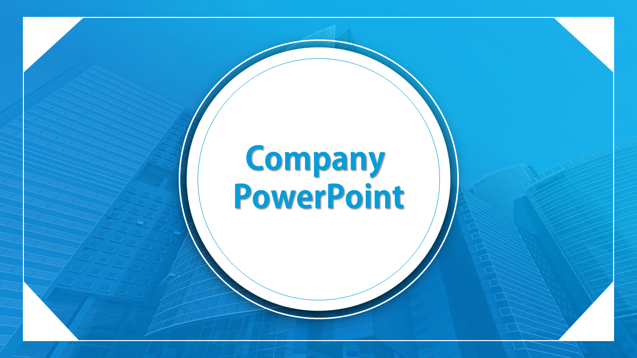 Company PowerPoint Title Slide Template